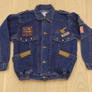 Railway Express Junction 1 Simba Hanging Loose Blue Kids XL Denim Jacket